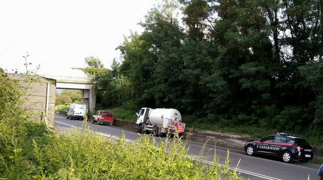 Incidente lungo la strada statale 372 telesina 