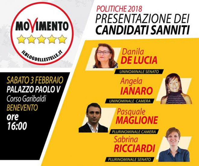 Presentazione candidati M5S