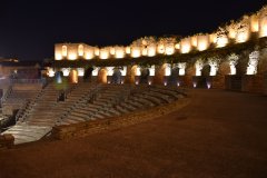 Teatro Romano - La nuova illuminazione realizzata da Gesesa