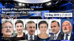 Elezioni Europee 2019. Dibattito dei candidati alla presidenza della Commissione
