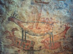 Archeologia. Pittura rupestre, periodo preistorico