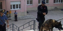 Controlli antidroga dei carabinieri nelle scuole