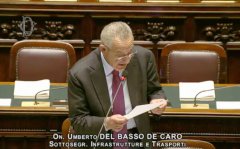 Umberto Del Basso De Caro, sottosegretario Ministero Infrastrutture e Trasporti