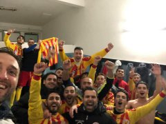 I Sanniti Five Soccer festeggiano la vittoria contro il San Nazzaro