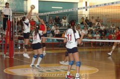 una frazione del match con la SG Volley di San Giorgio del Sannio