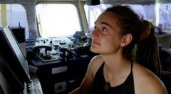 Carola Rackete comandante della nave Sea Watch 3 (ONG)
