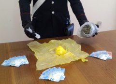 Carabinieri. Sequestro sostanze stupefacenti