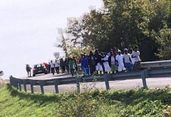 Protesta migranti Pontelandolfo