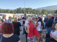 Protesta contro la chiusura del pronto soccorso di Sant'Agata de' Goti