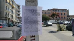 il volantino apparso a Benevento