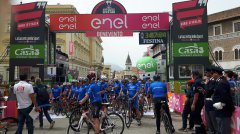 Giro d'Italia, pedalata amatoriale con Moser e Fondriest