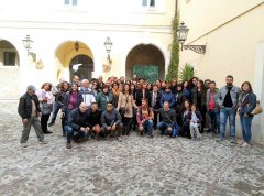 Visitatori della Rocca dei Rettori, oggi 29 ottobre, provenienti da Sarno e Frosinone (Domenica 29 ottobre 2017)