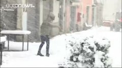 Italia: neve sugli Appennini