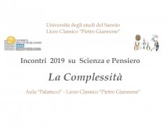 Liceo Giannone e Unisannio - conferenza dibattito Scienza e pensiero