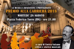  Premio alla Carriera 2018 - La Musica a Benevento, i protagonisti