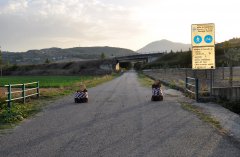 Dissuasori pista ciclabile