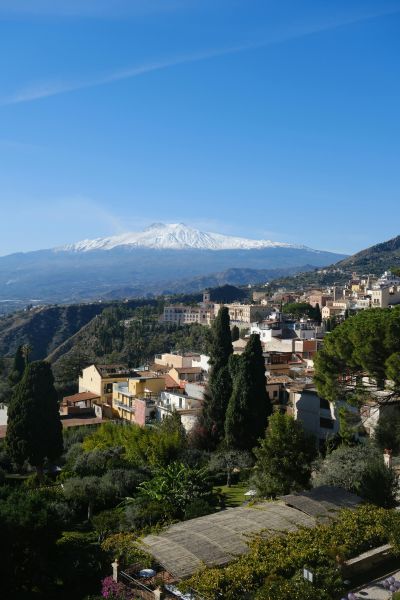 Etna visto da Taormina (Messina)