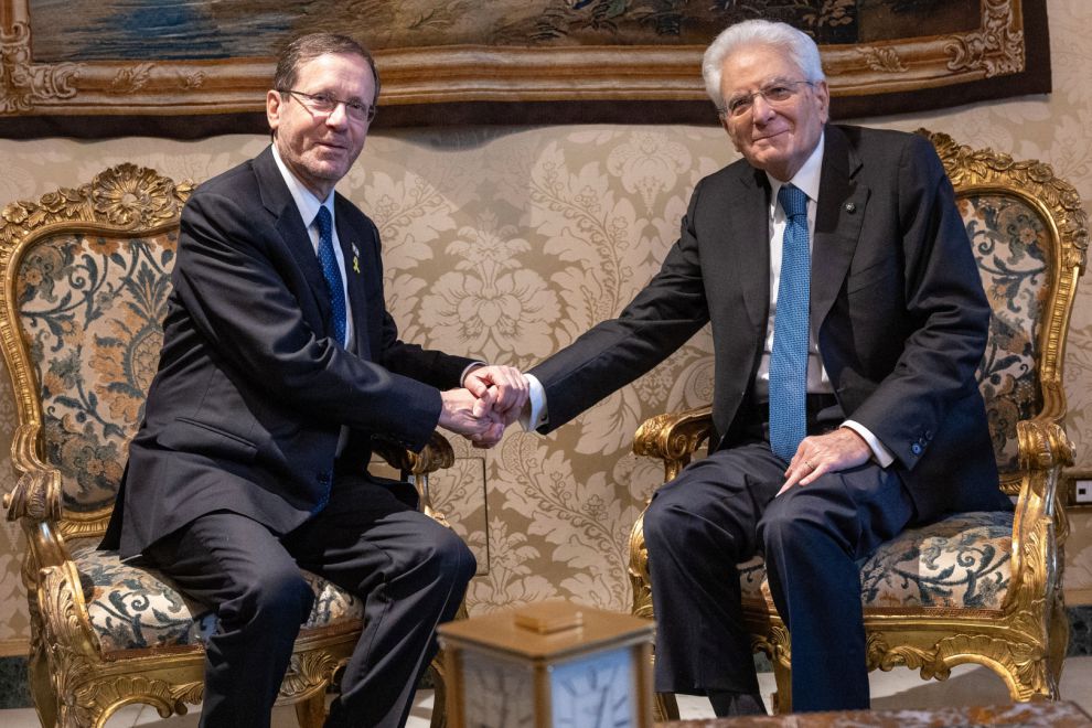 Roma. Isaac Herzog e Sergio Mattarella