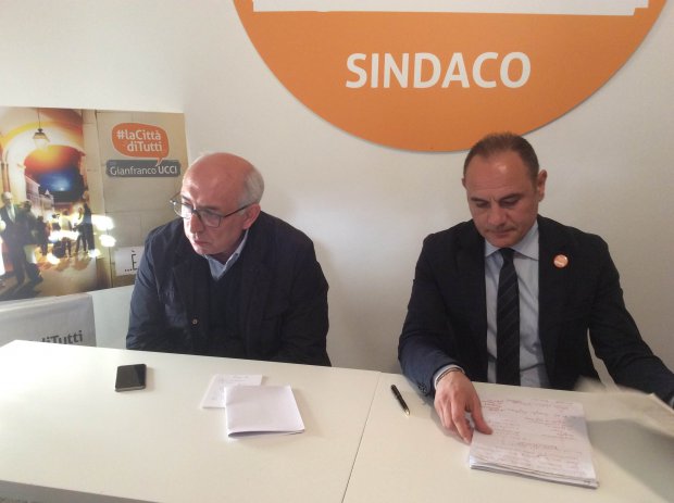 Ucci e Viespoli durante la conferenza stampa