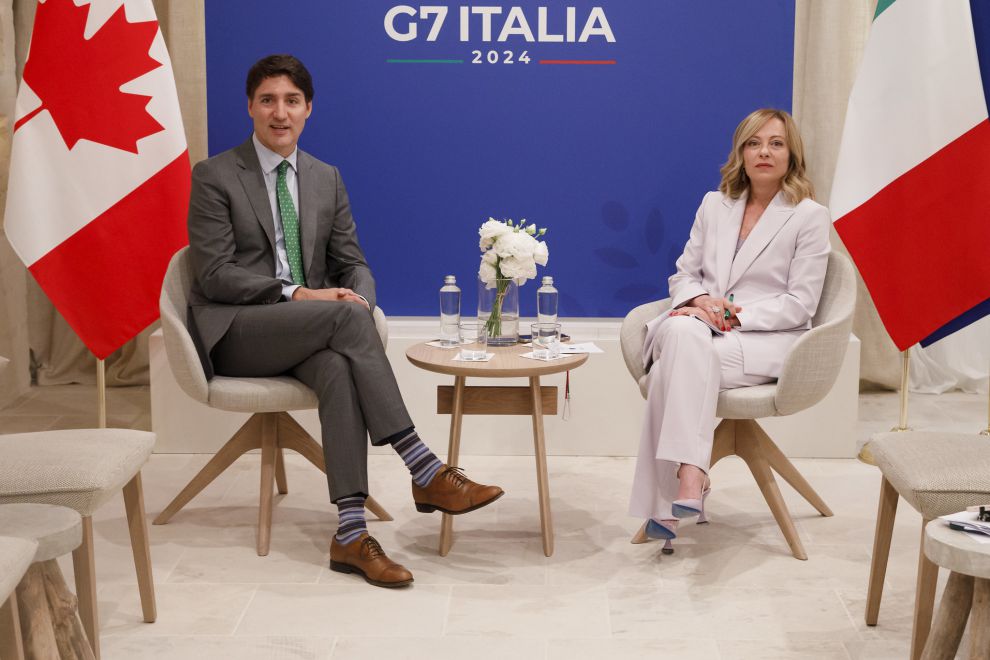 Incontro bilaterale di Giorgia Meloni con il Primo Ministro del Canada Justin Trudeau (foto CC-BY-NC-SA 3.0 IT)